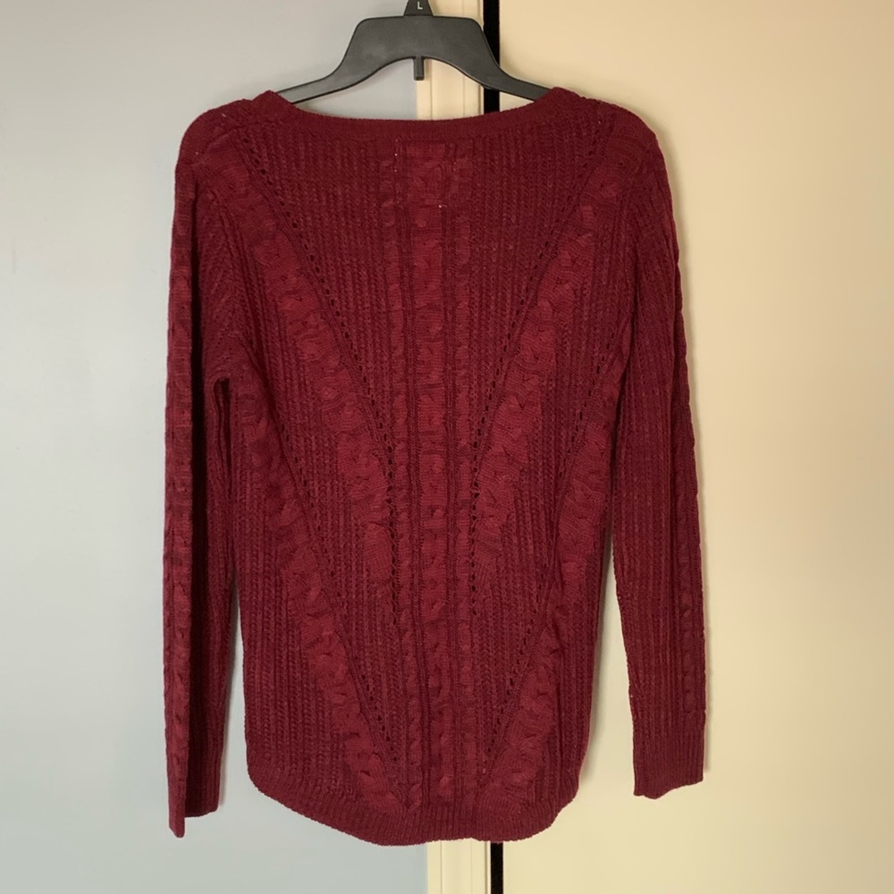 SO Women's Red Sweater - Picture 2 of 6